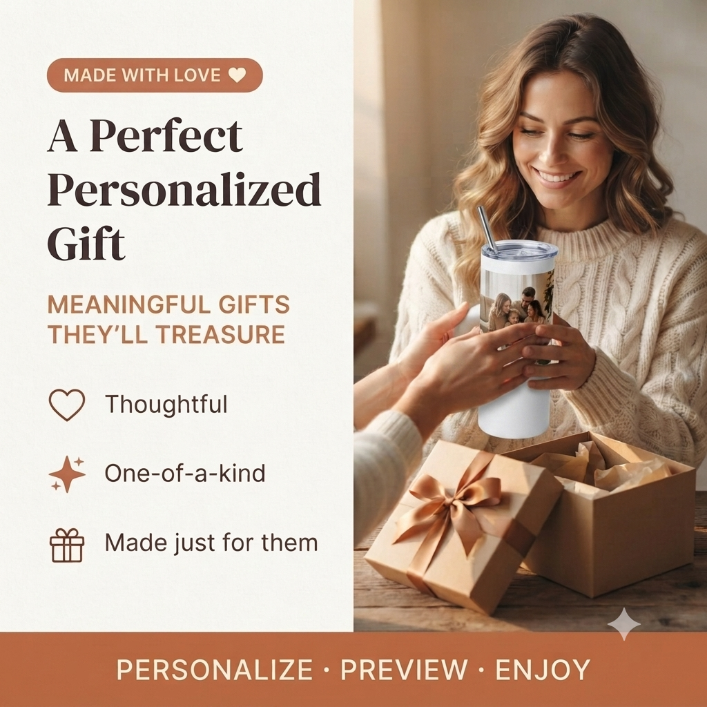 Photo Portrait Tumbler