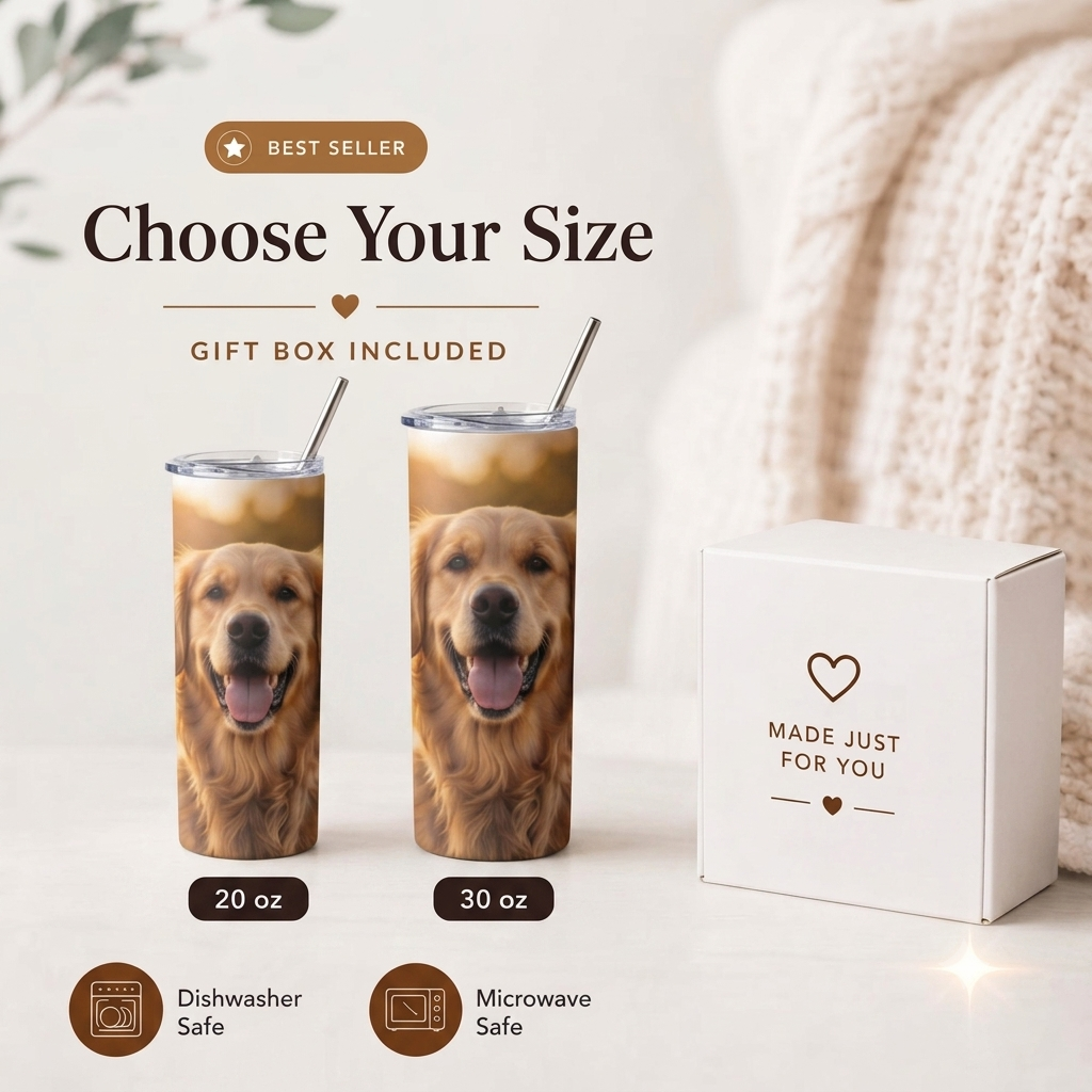 Photo Portrait Tumbler